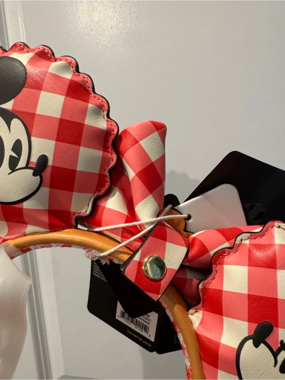NWT! Loungefly Disney Mickey Mouse and Friends Picnic Ears Headband Scented